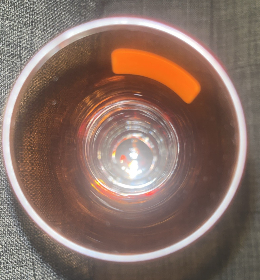 Leonardo Glass Orange Vase 7 3/4″ (20 Cm)