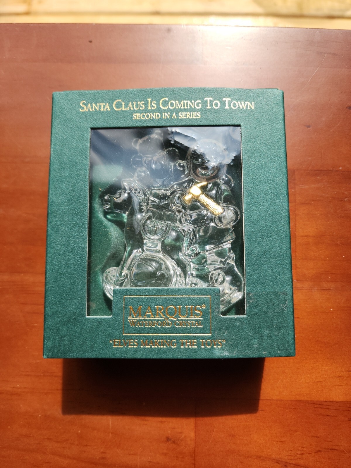 Marquis By Waterford Crystal Elves Making The Toys