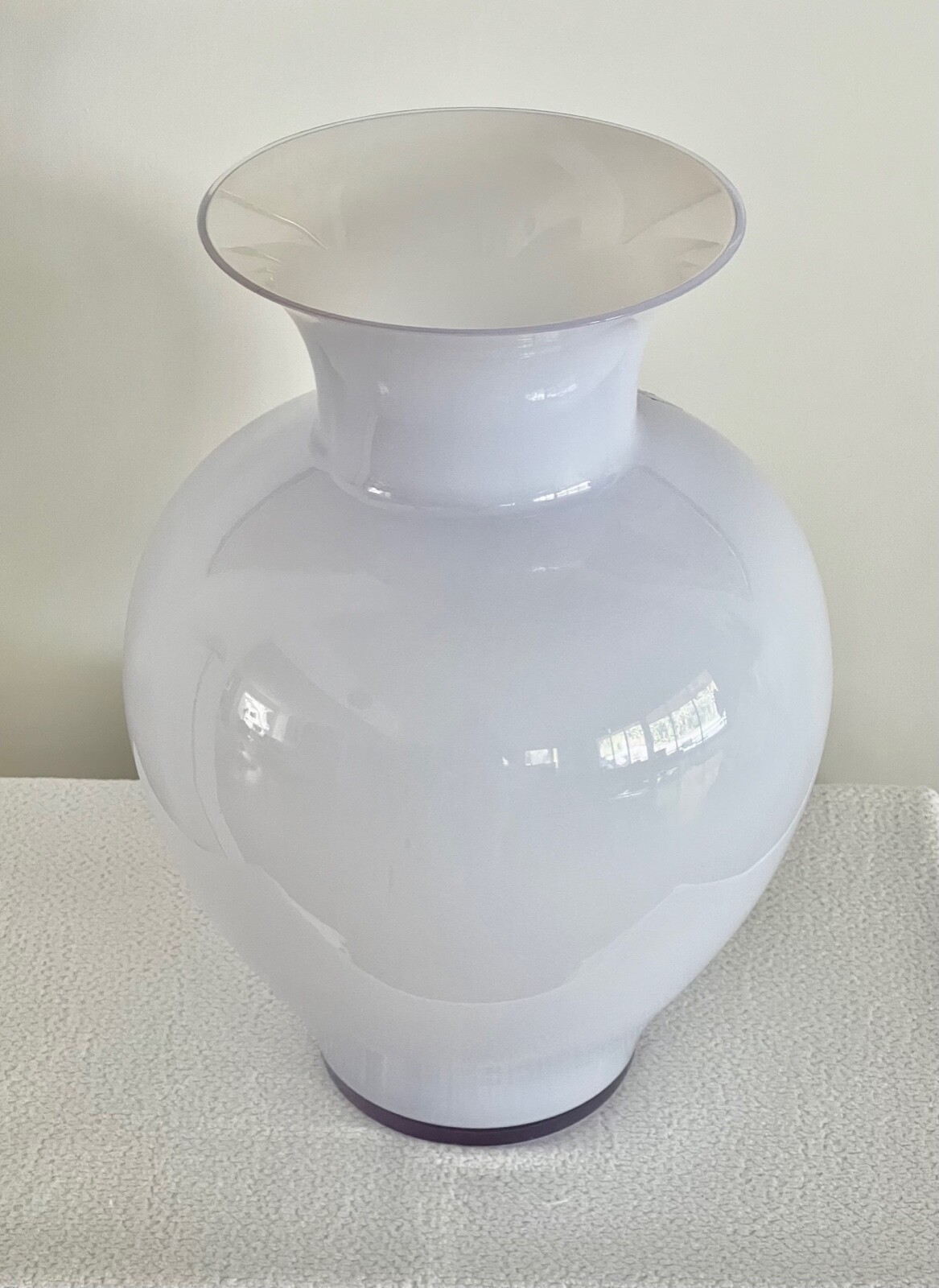 Vintage BAROVIER & TOSO Large Signed Murano Glass Vase H15.5″