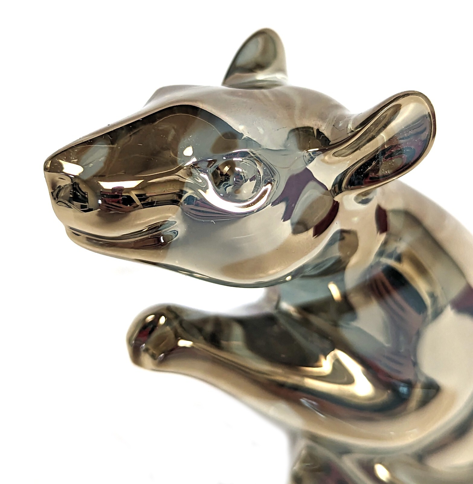 New 2020 Baccarat Zodiaque 2813062 Gold Metallic Crystal Zodiac Rat 4″ Tall