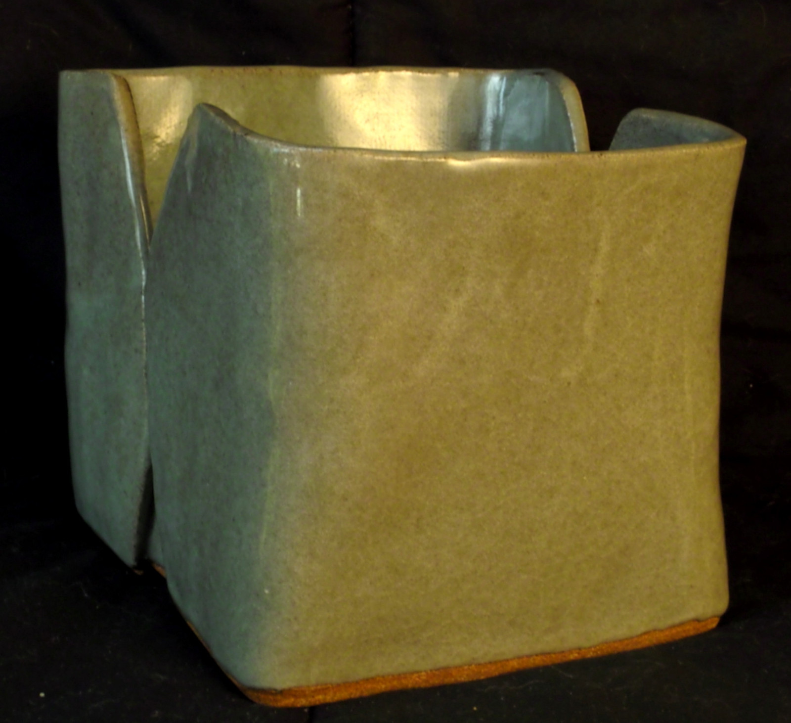 Large Double-Sided Open Pottery Box