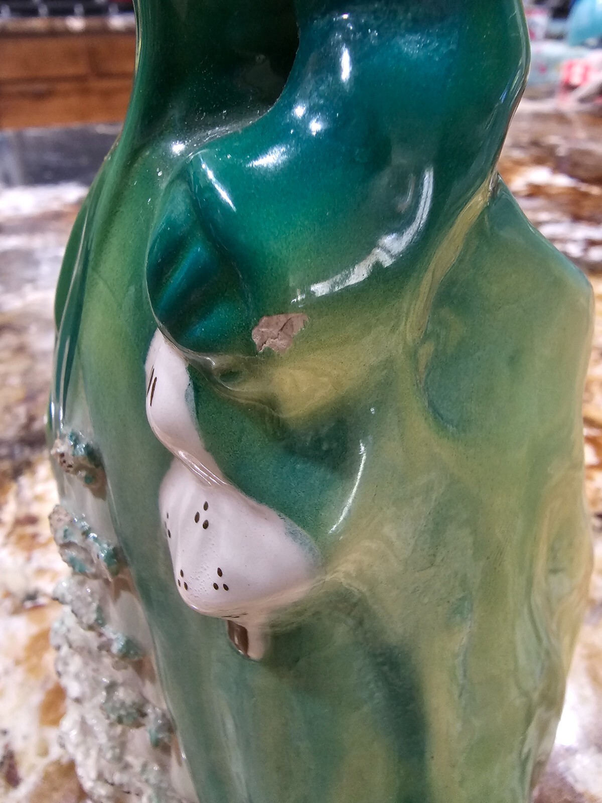 Vintage “Florence Ceramics” like 8 1/2” Genevieve Figurine Unmarked Planter