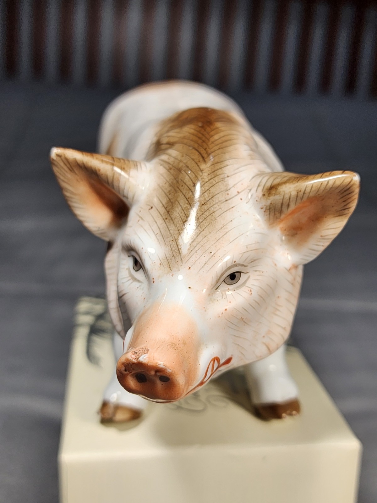 Ernst Bohne Sohne Porcelain Wild Boar Pig Germany