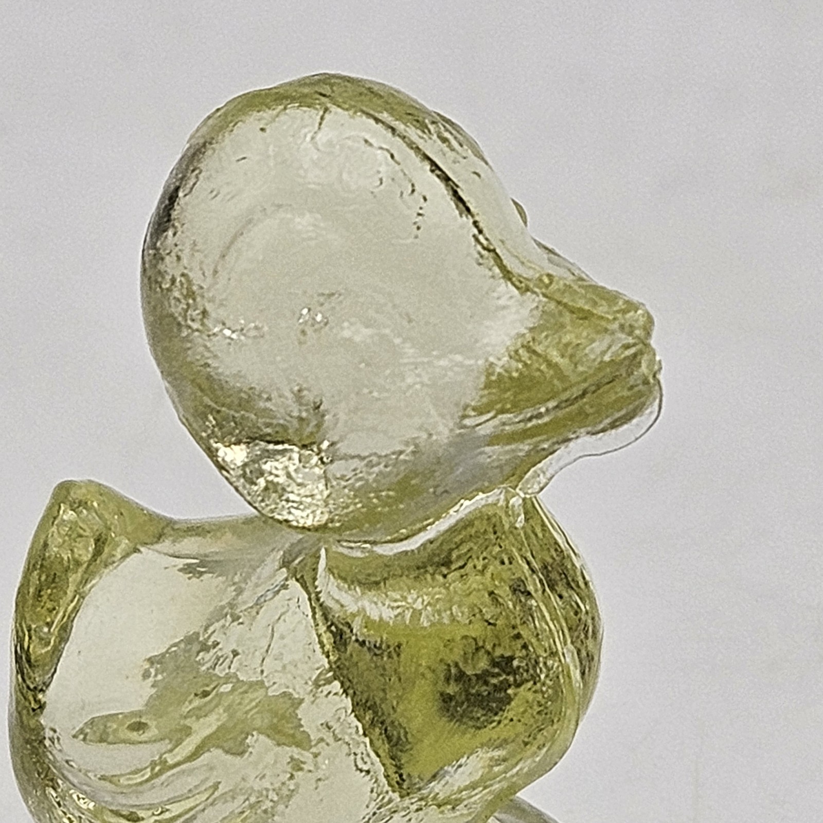 Boyds Glass ~ Debbie Duck Duckling ~ Cornsilk or Light Yellow