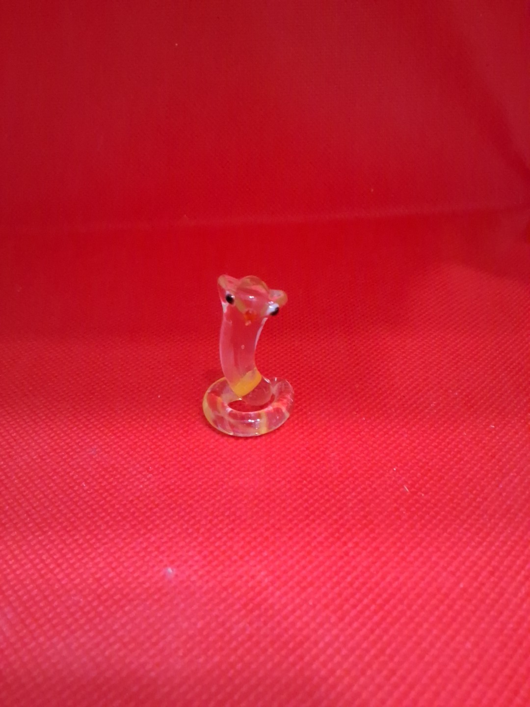 Glass Blown Snake Figurine