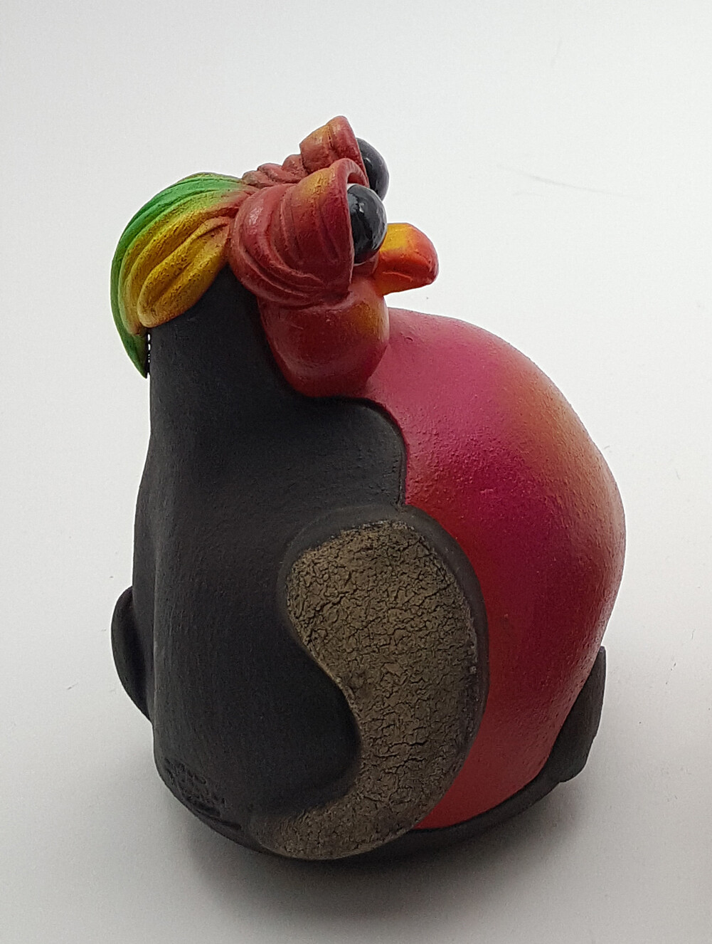 Storybook Fairy Tale Pottery Bird Sculpture Figurine
