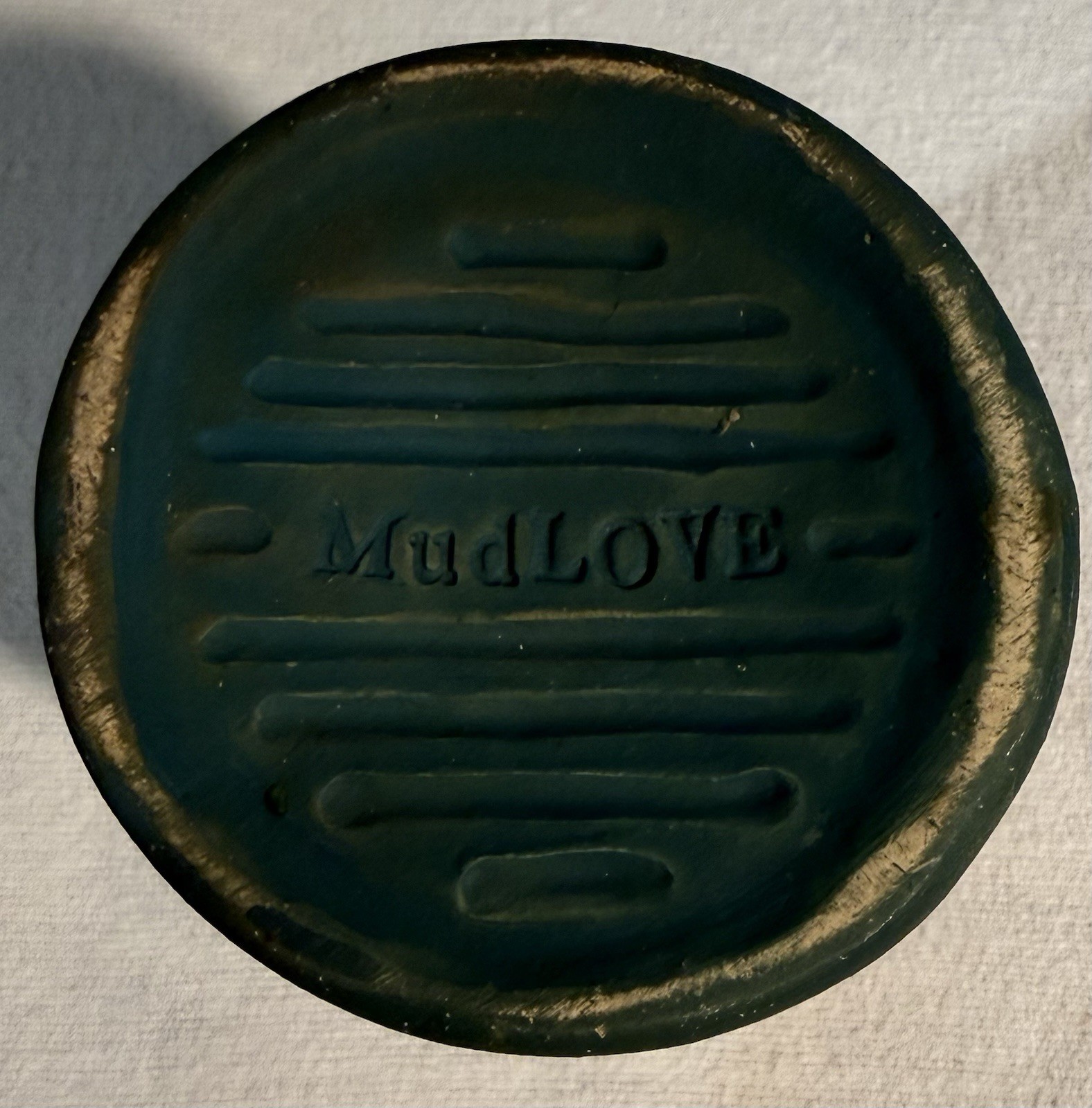 Handmade Mud Love Ceramic Crock Vase