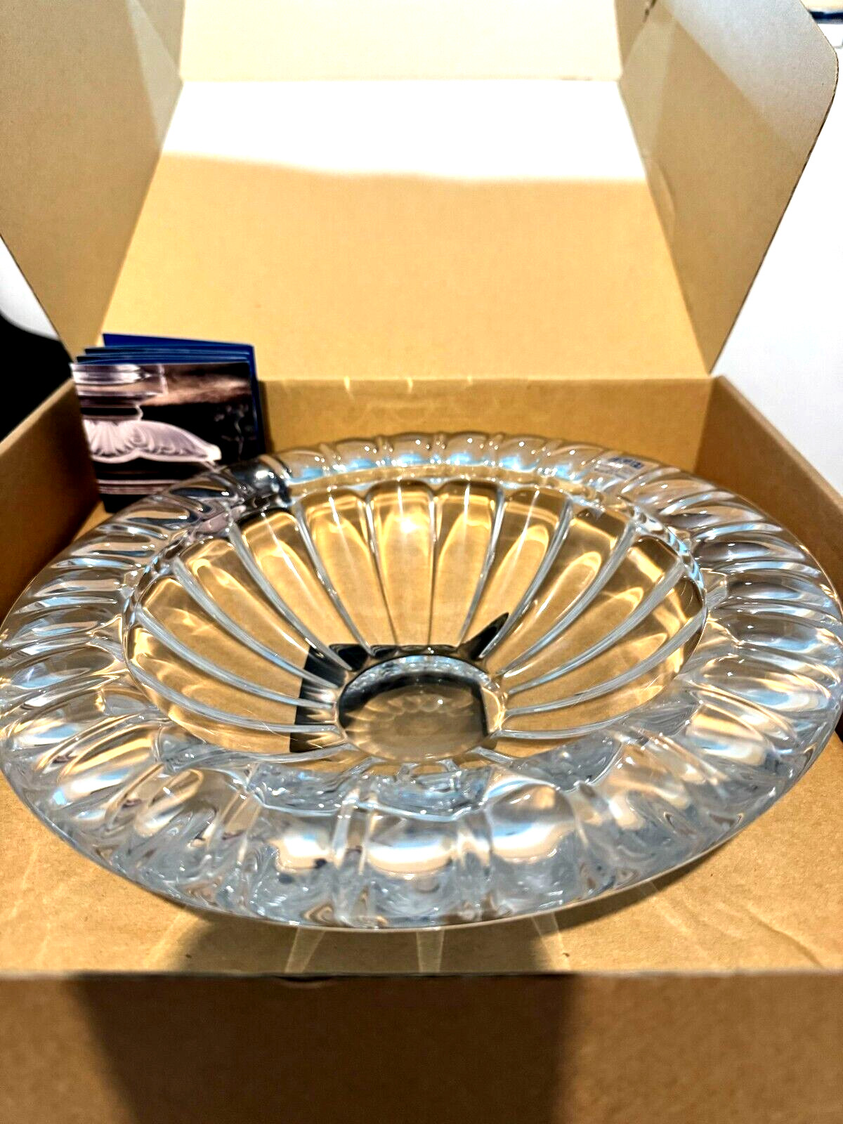 Regency 25cm CRYSTAL VASE, Clear, MADE IN GERMANY