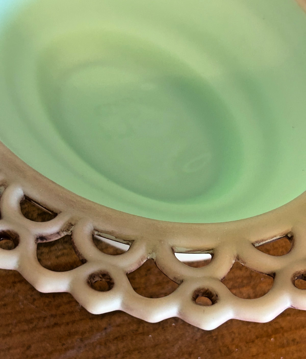 Mosser Satin Jade Painted Large Turkey On Nest MINT Condition Fall Harvest HON