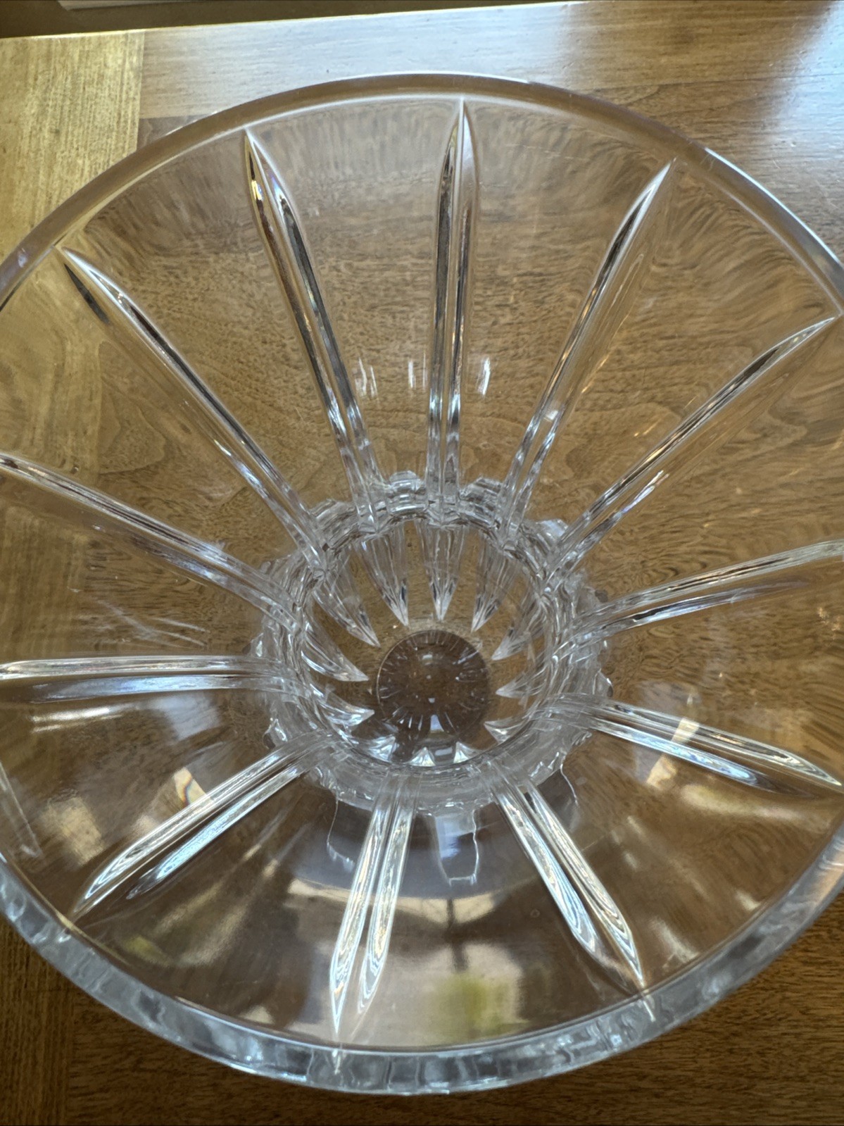 Miller Rogaska Omni Crystal Art Vase 10” High Slovenia No Flaws Almost 8 Pounds!
