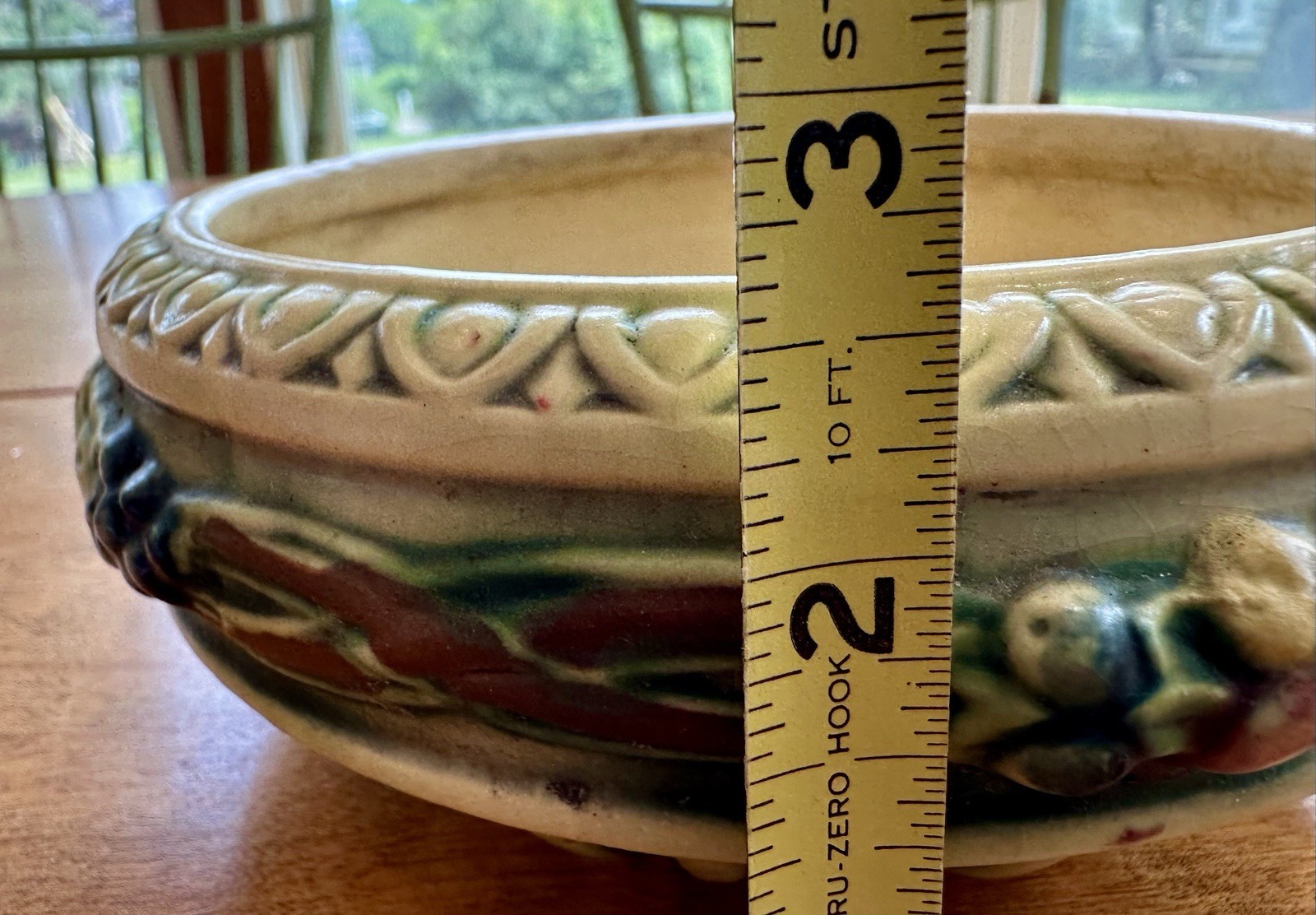 Vintage 1923 Roseville Pottery Corinthian Art Nouveau Planter Bowl