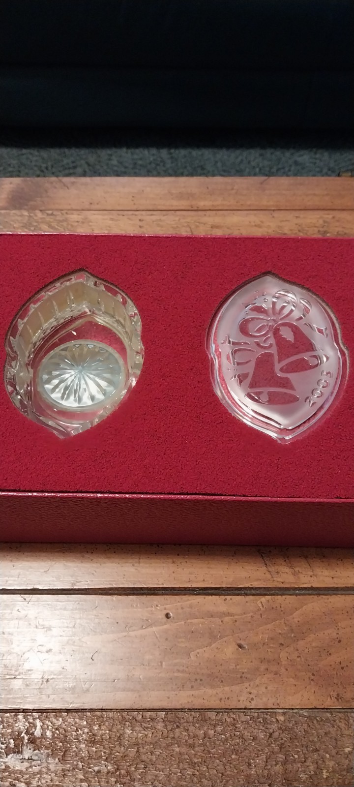 Waterford Crystal Music Box Songs of Christmas 8th Edition Silver Bells In Box