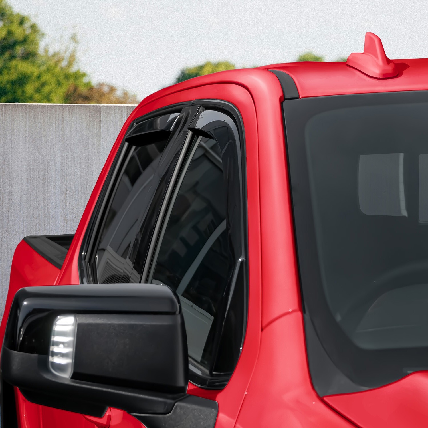 Rain Guards Vent Visors Shade for 2019-2024 GMC Sierra Crew Cab 1500