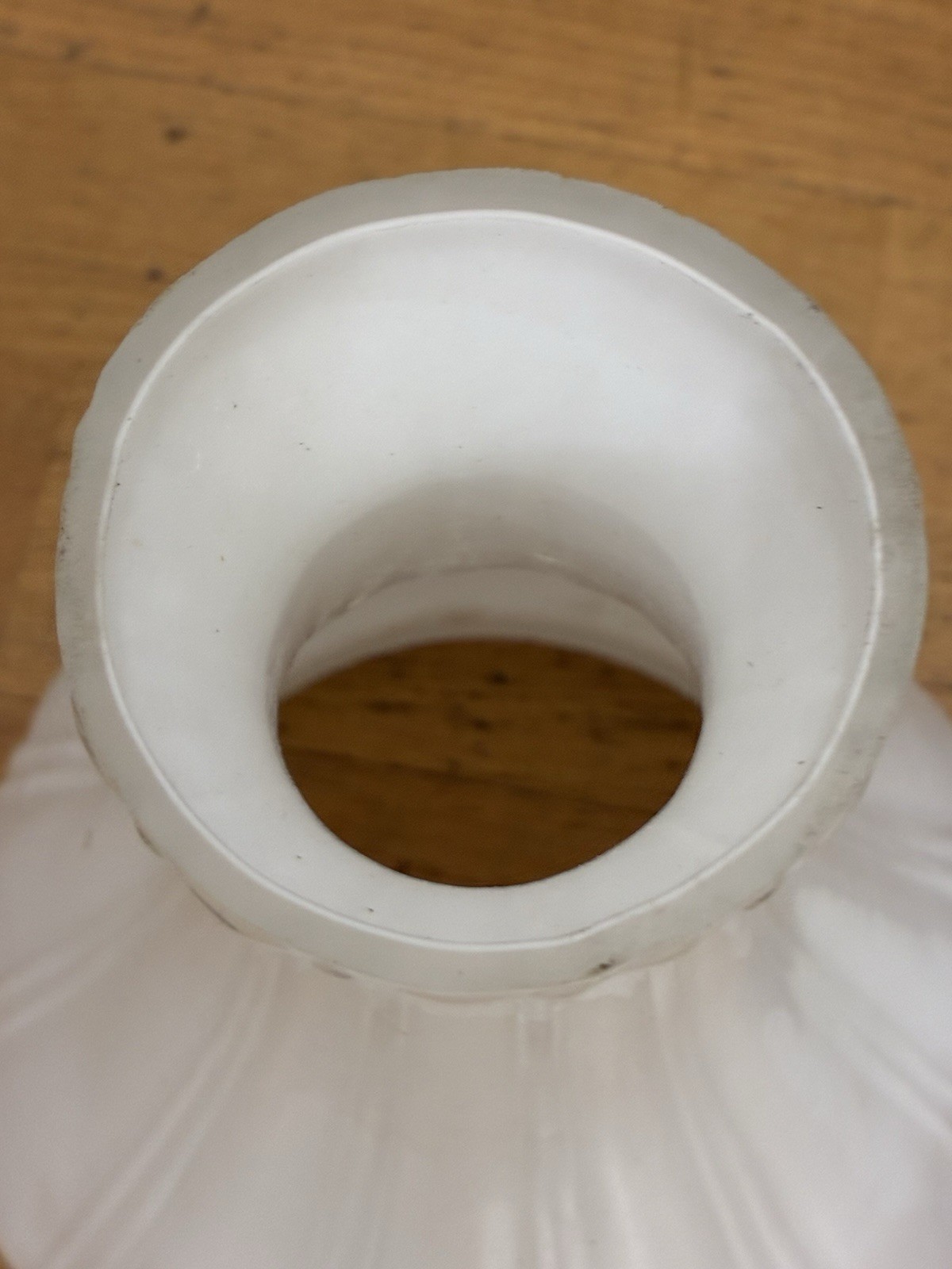 Vintage White Milk Glass Ribbed Gourd Decanter Vase Pair Made in China Mint