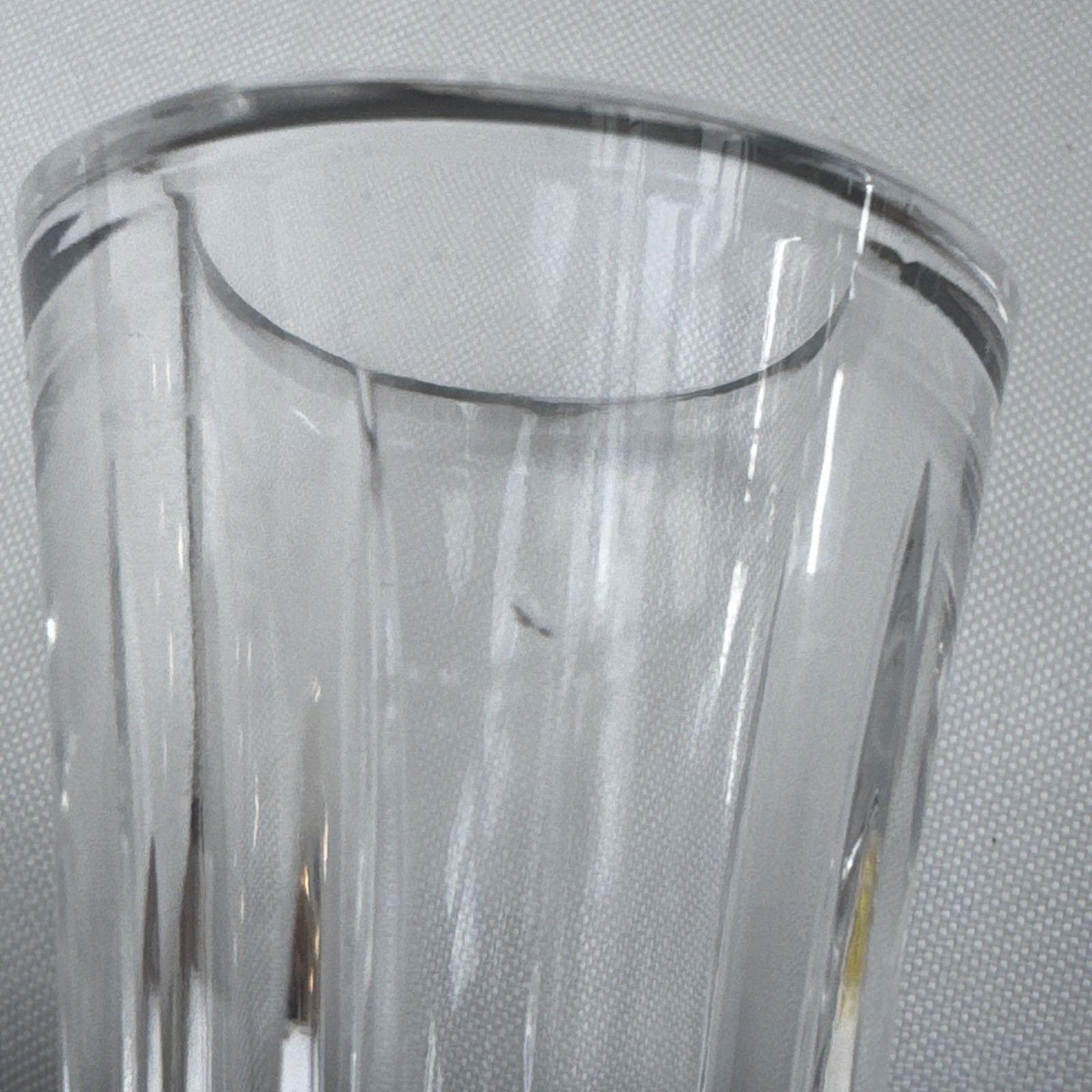 Waterford Crystal Bud Vases LOT 2 ENIS & TRAMORE Patterns 7” 9.25” Signed