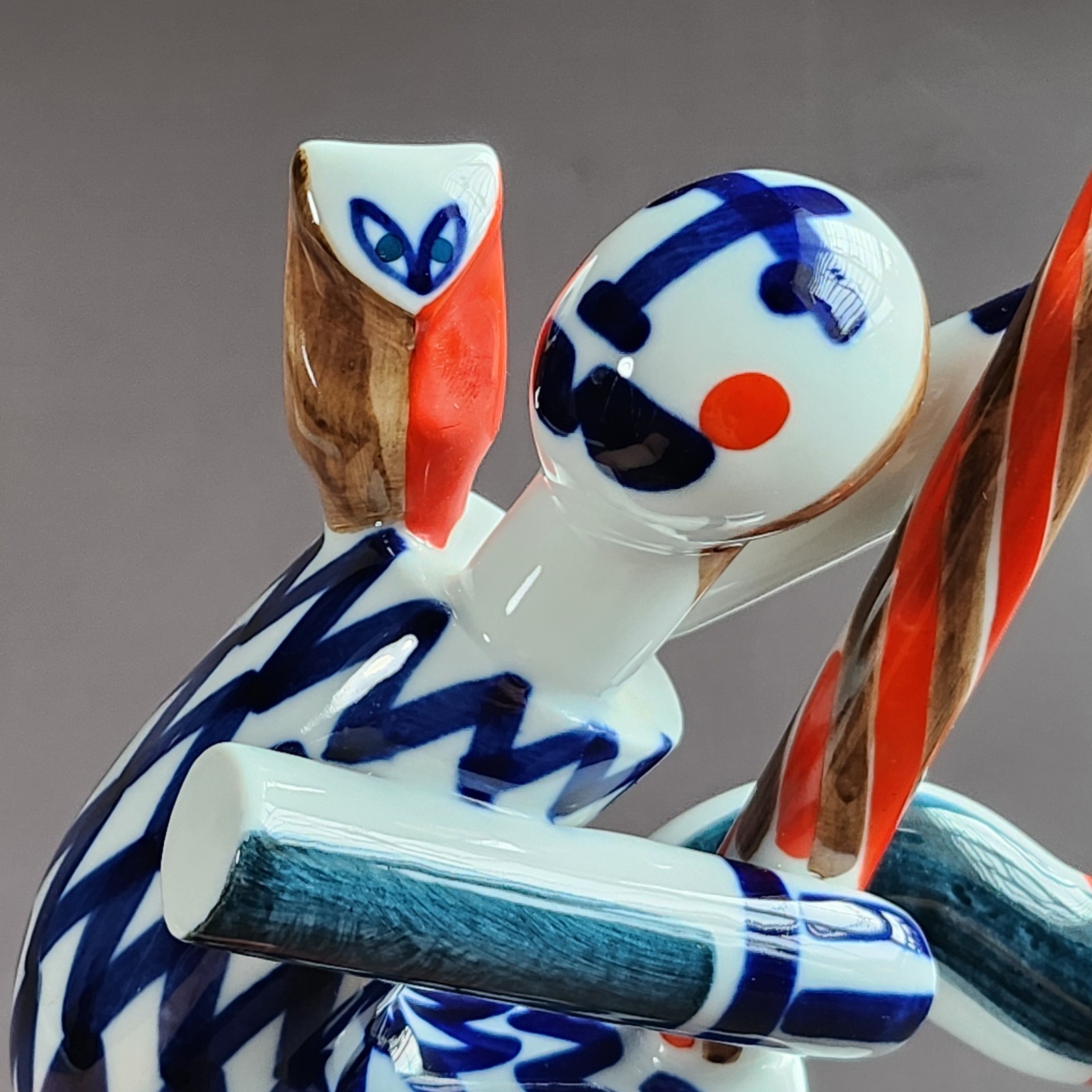 Sargadelos Handmade Porcelain Figurine Happy Witch Bruja Divertida Galicia Spain