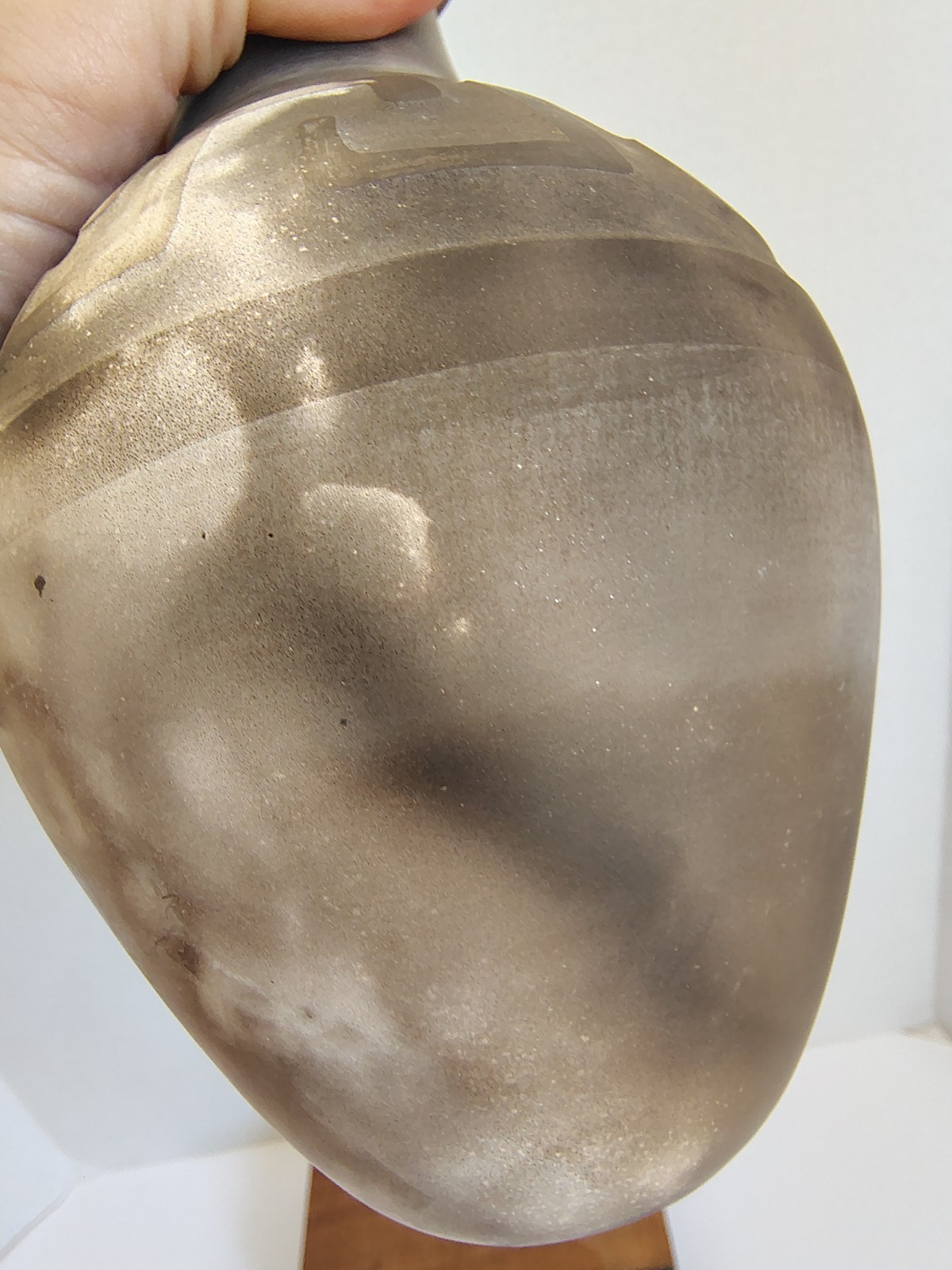 Lyse Fleury Smoke Fired Vase – 7″ Tall – Made in Canada