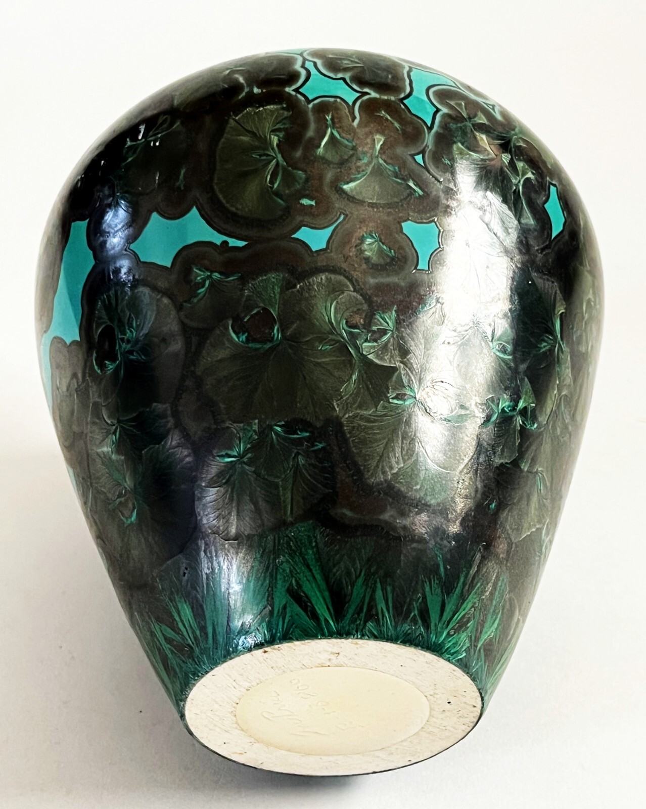 JON PRICE LAGUNA BEACH STUDIO ART POTTERY CRYSTALLINE PORCELAIN WEED POT VASE