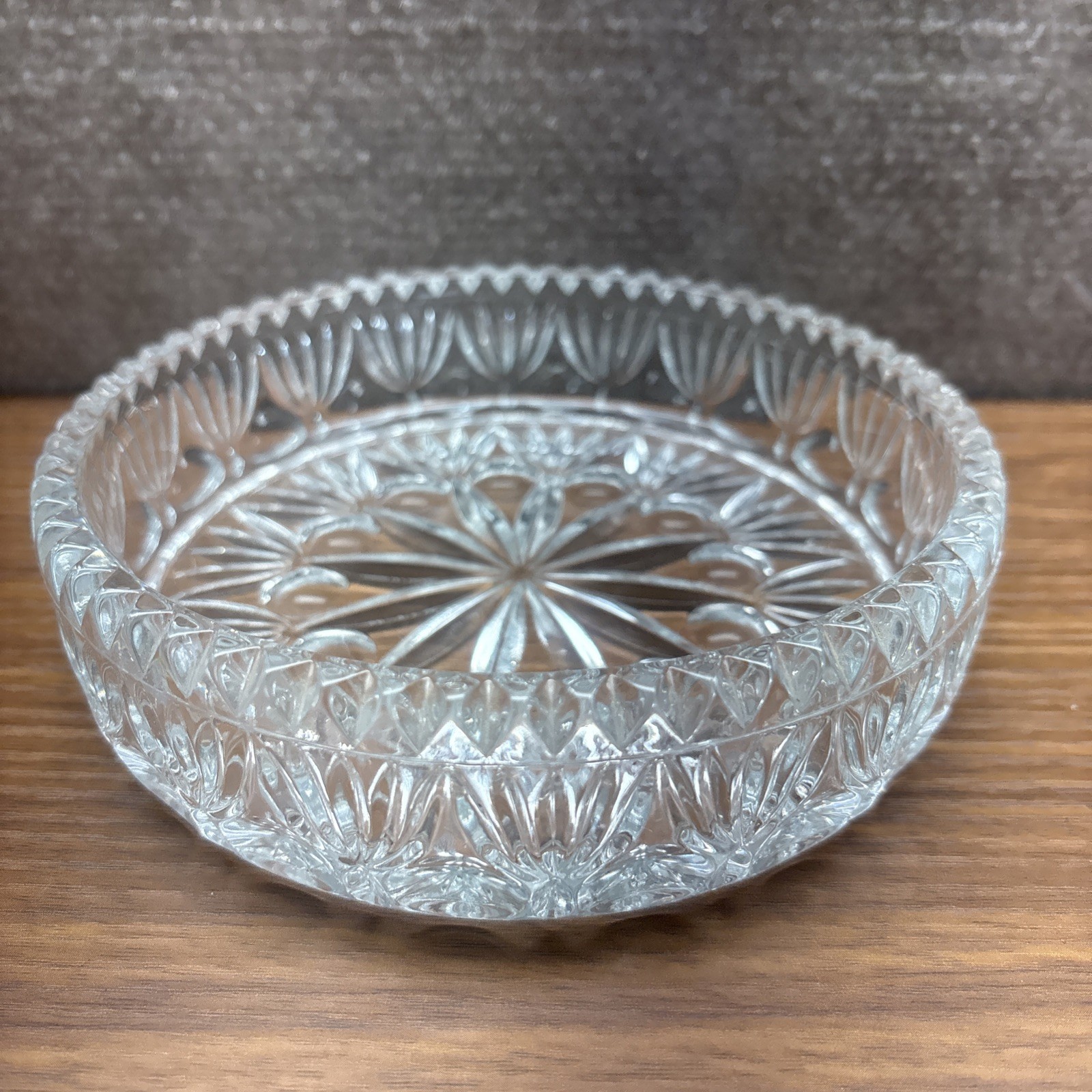 Vintage Princess House By Fostoria Lead Crystal Candy Dish Centerpiece