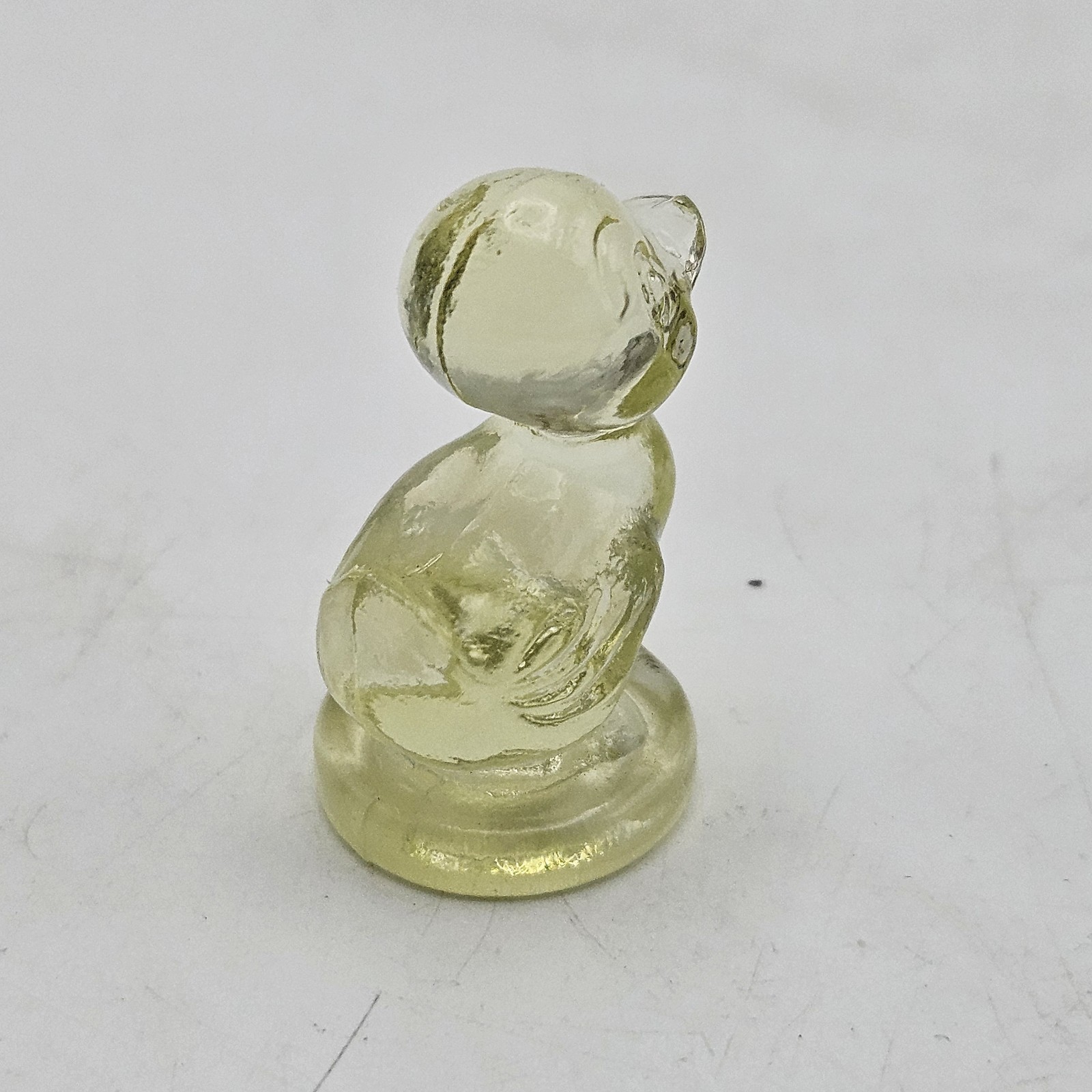 Boyds Glass ~ Debbie Duck Duckling ~ Cornsilk or Light Yellow ~ 1 1/2 inches