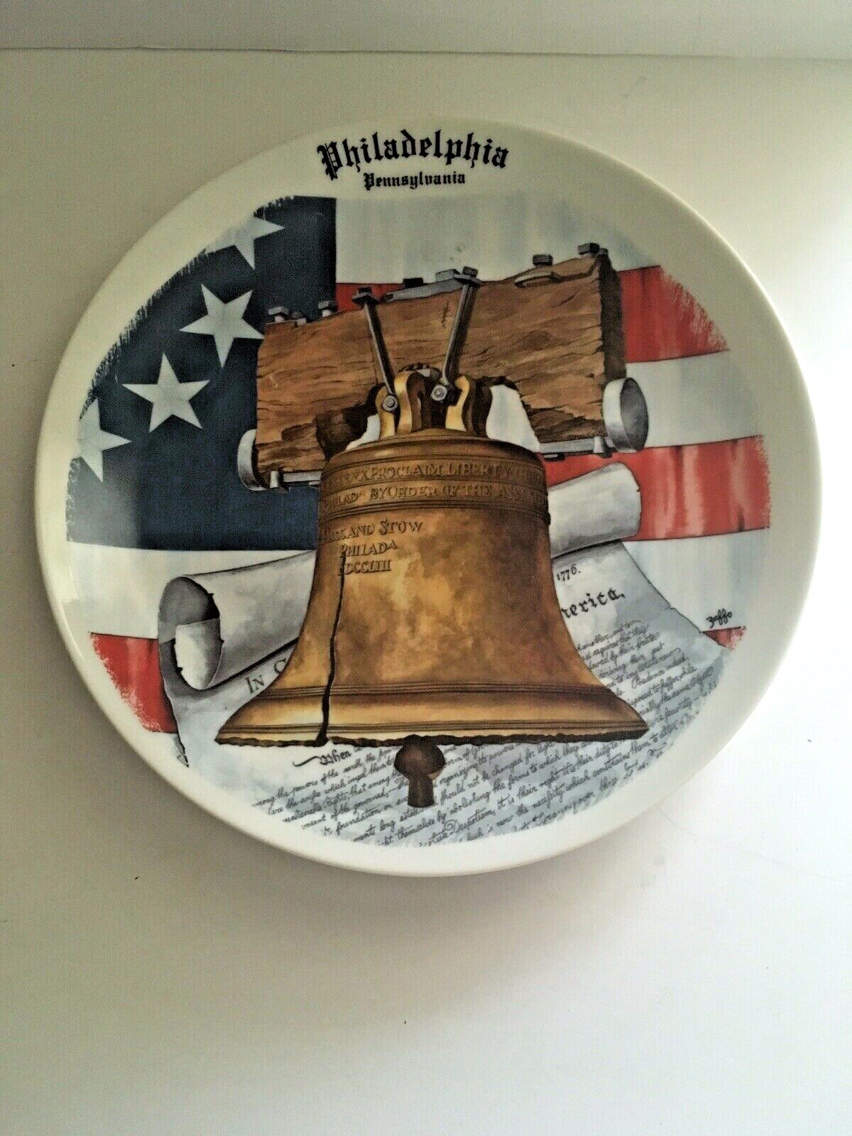 Edgewood Fine China Limited Edition Philadelphia Liberty Bell Collector Plate