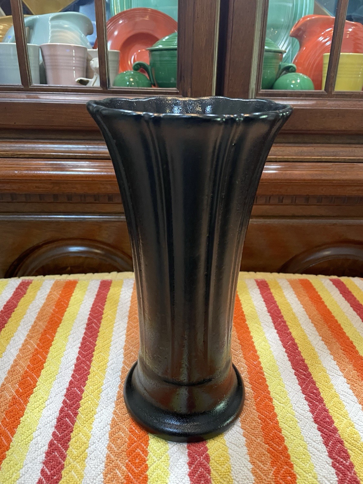 Fiesta Medium Vase Foundry First Quality Not Seconds 9 5/8 Excellent HTF