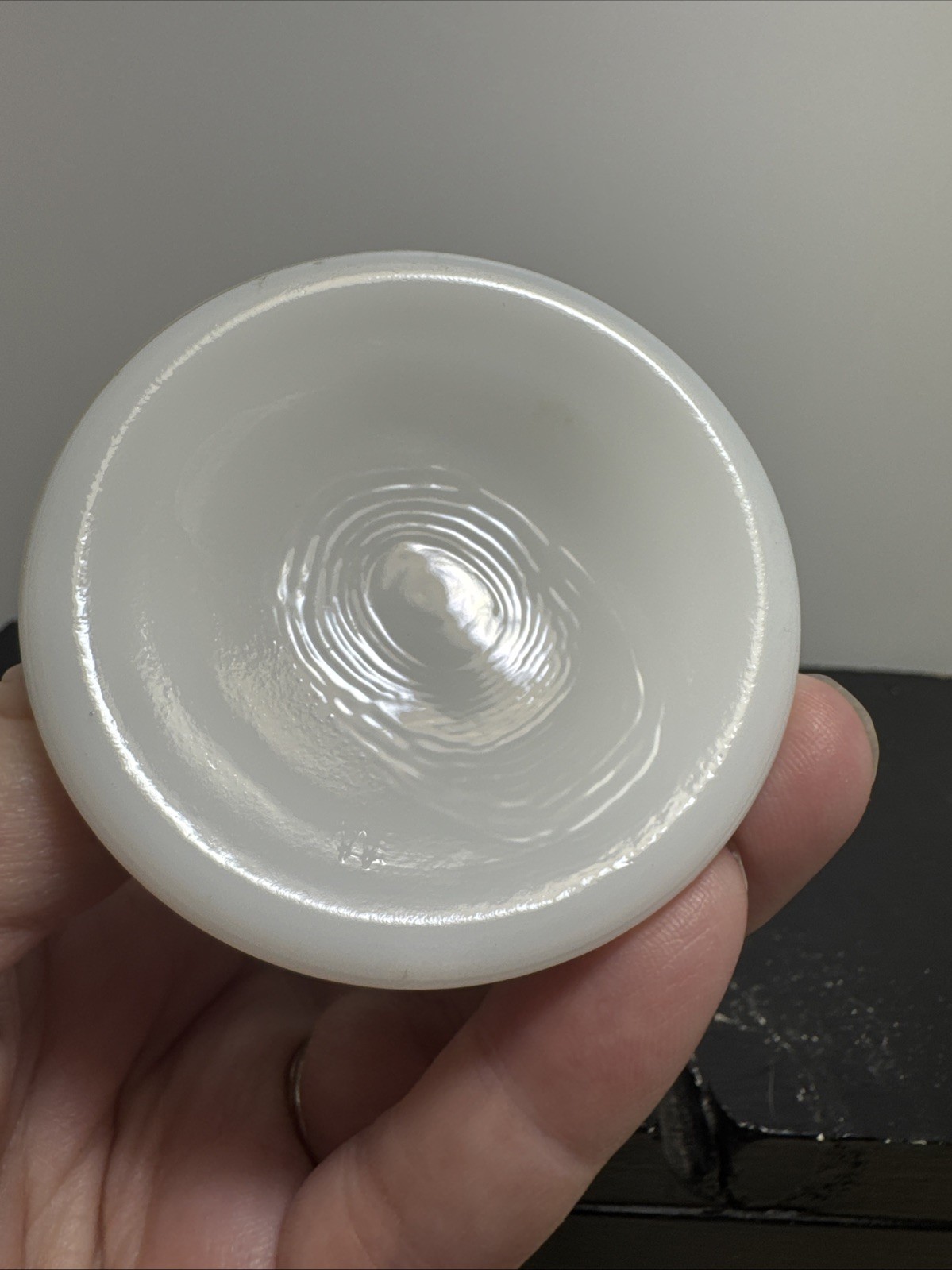Vintage Westmoreland White Milk Glass Owl Toothpick Holder 3”
