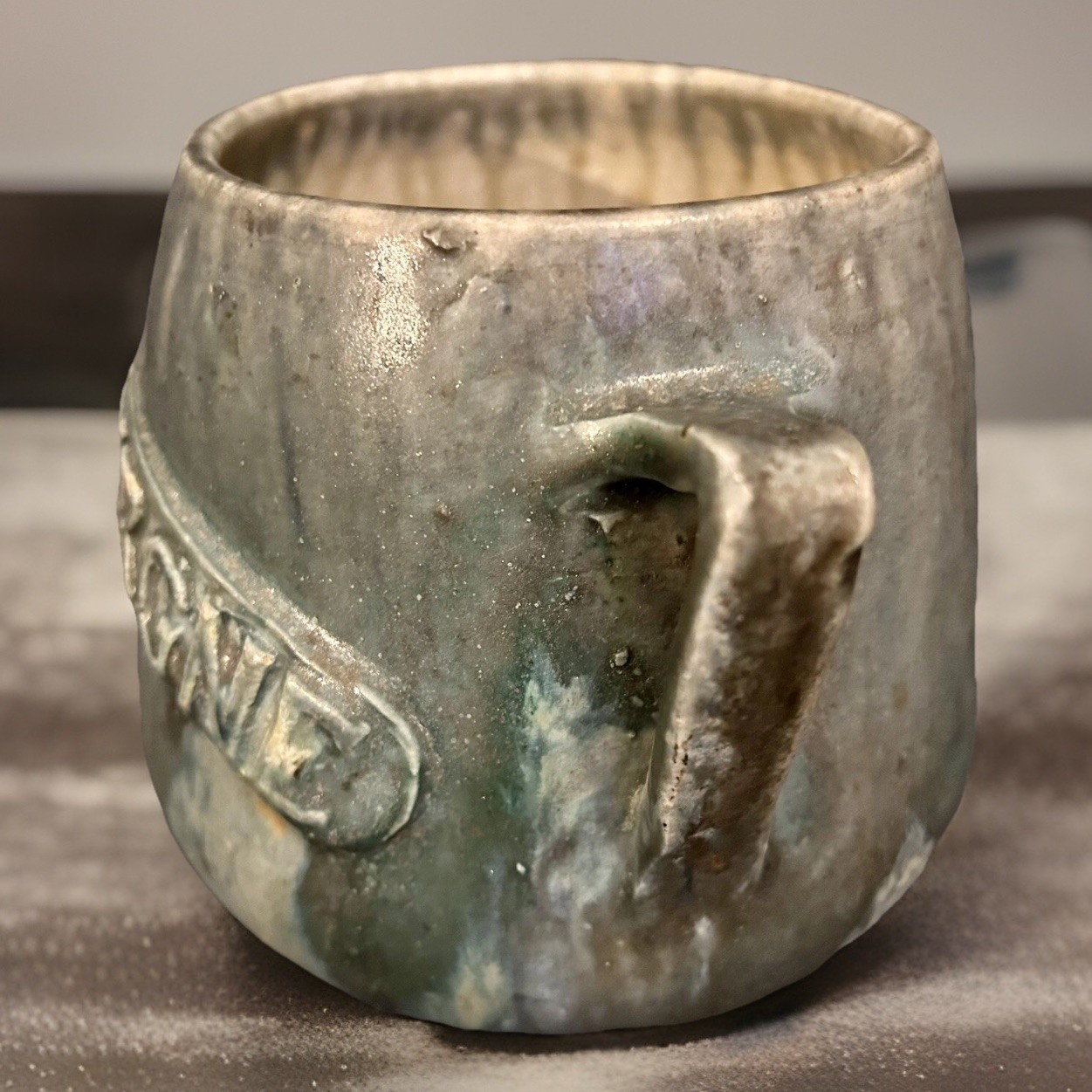 OOAK Alexandre Bigot (1862-1927) Signed Art Nouveau Stoneware Vase “Auvergne”