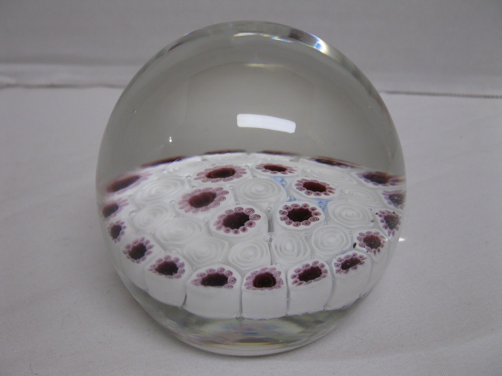 Paperweight Millefiori KB Koscherak Brothers Italy Vintage w/ Original Sticker