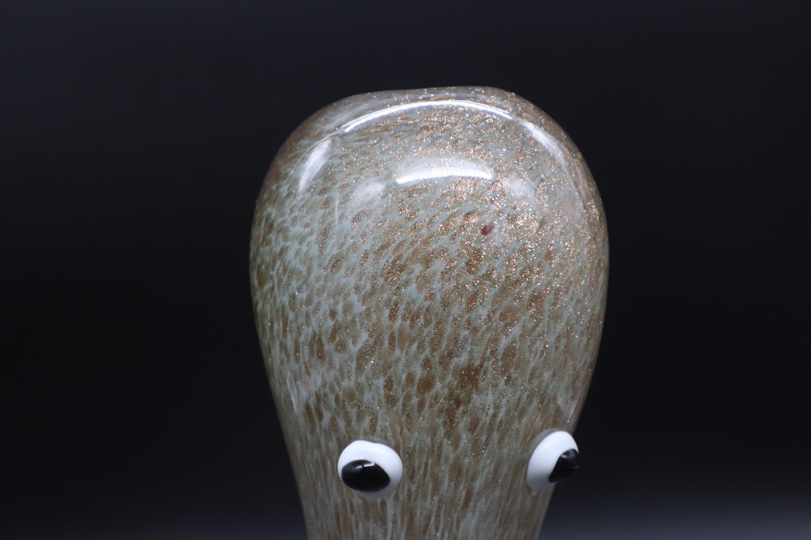Hand Blown Art Glass 9″ Octopus Paperweight Figurine Murano Style