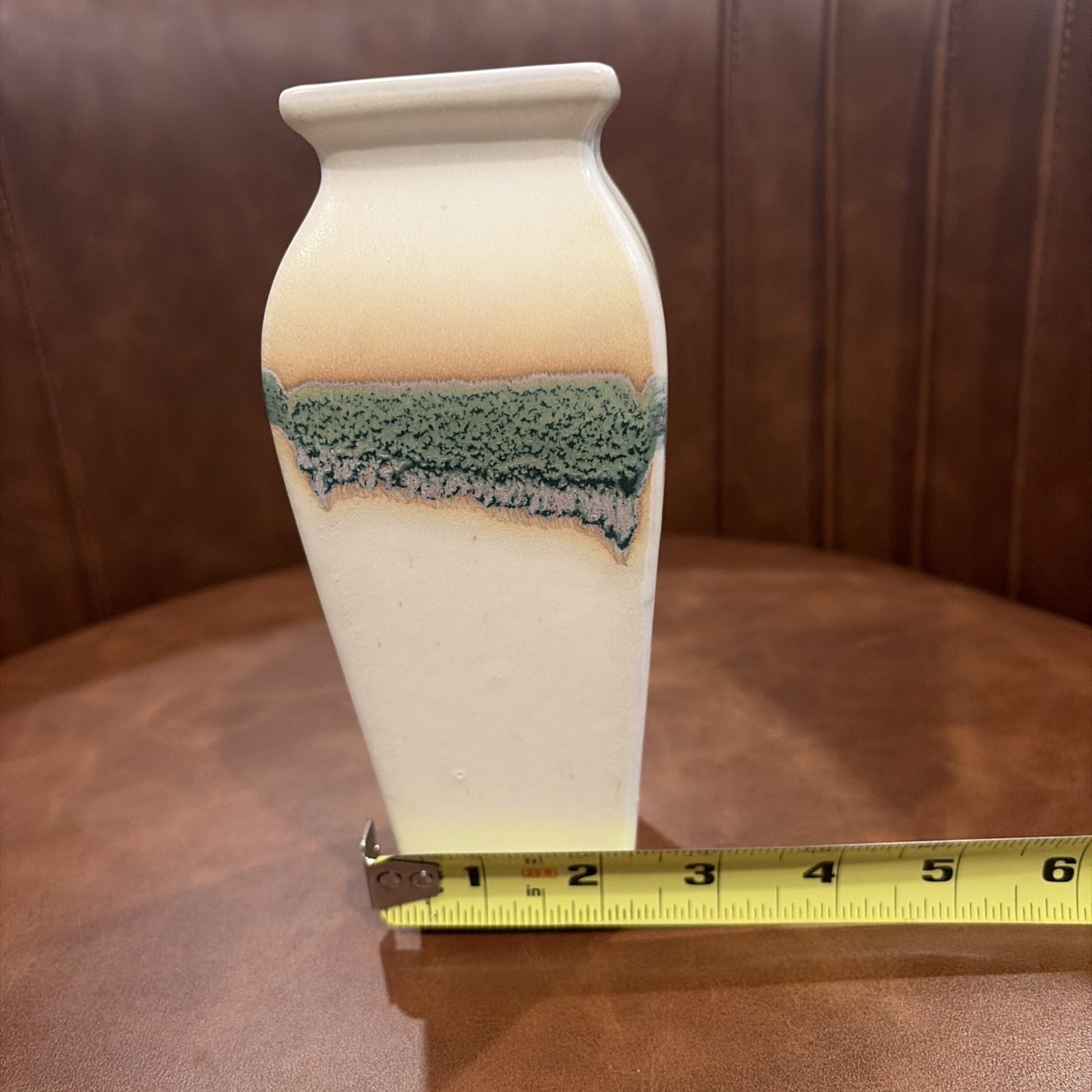 San Pacific Drip Glaze Vase, boho vintage McM California
