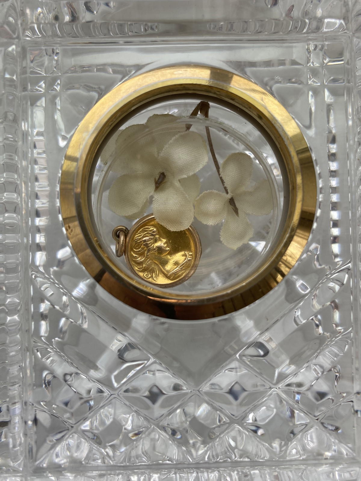 Waterford Ireland Crystal Carriage Clock – 4.5 inches – Keepsake Display or ….