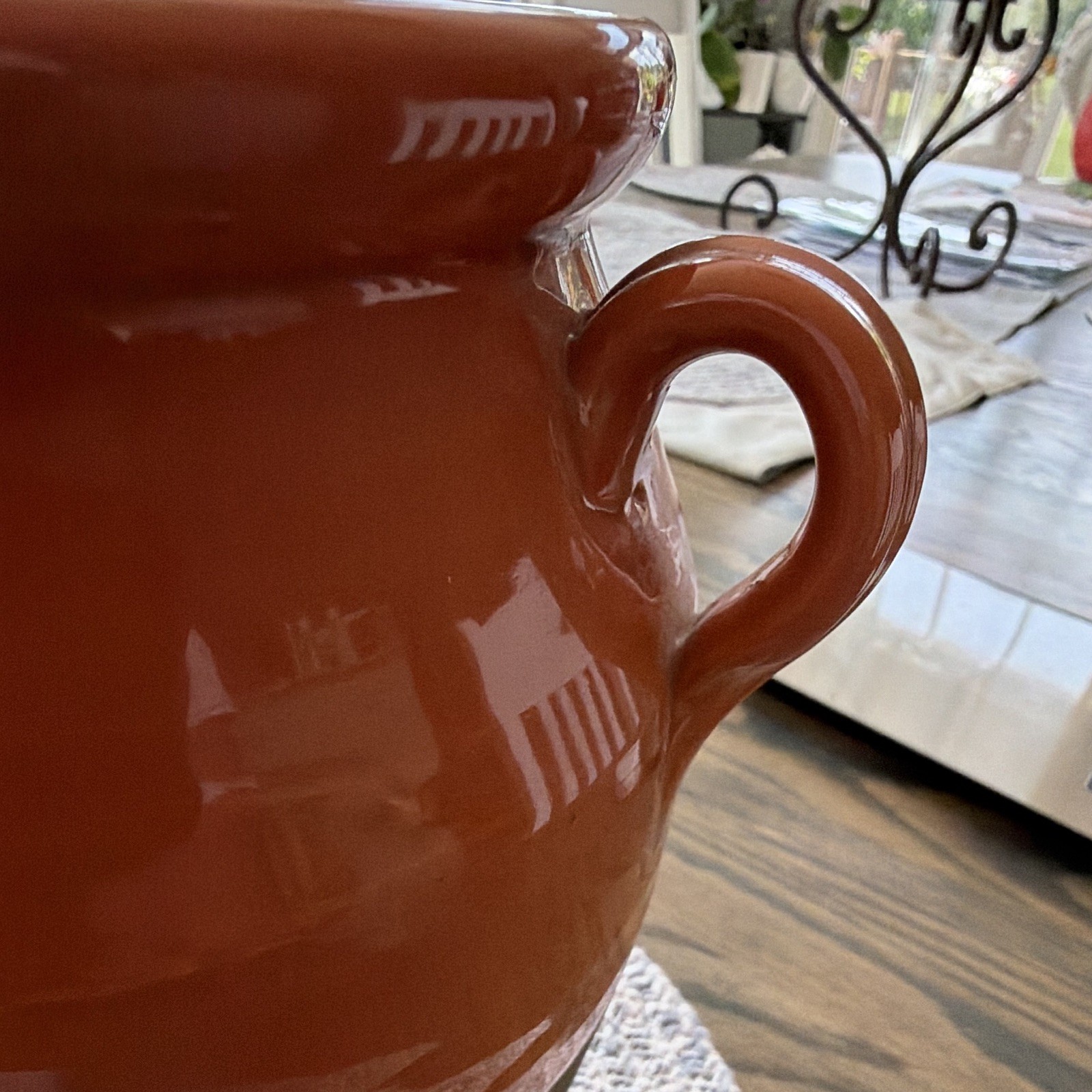 Vintage Italian Terracotta Amphora Vase Set Rustic Tuscan Farmhouse Pottery Pair
