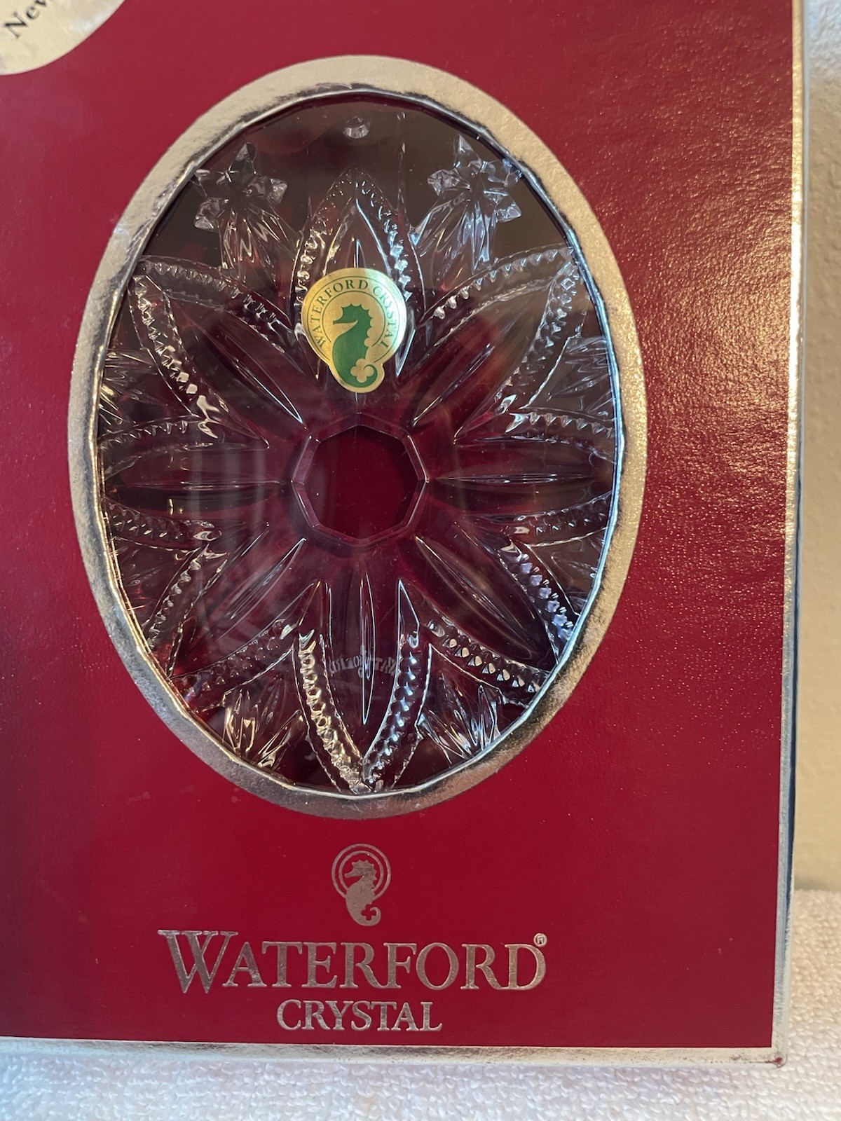 Waterford Snow Crystal 2010 Ltd. Ed. Ornament # 151916 Snowflake