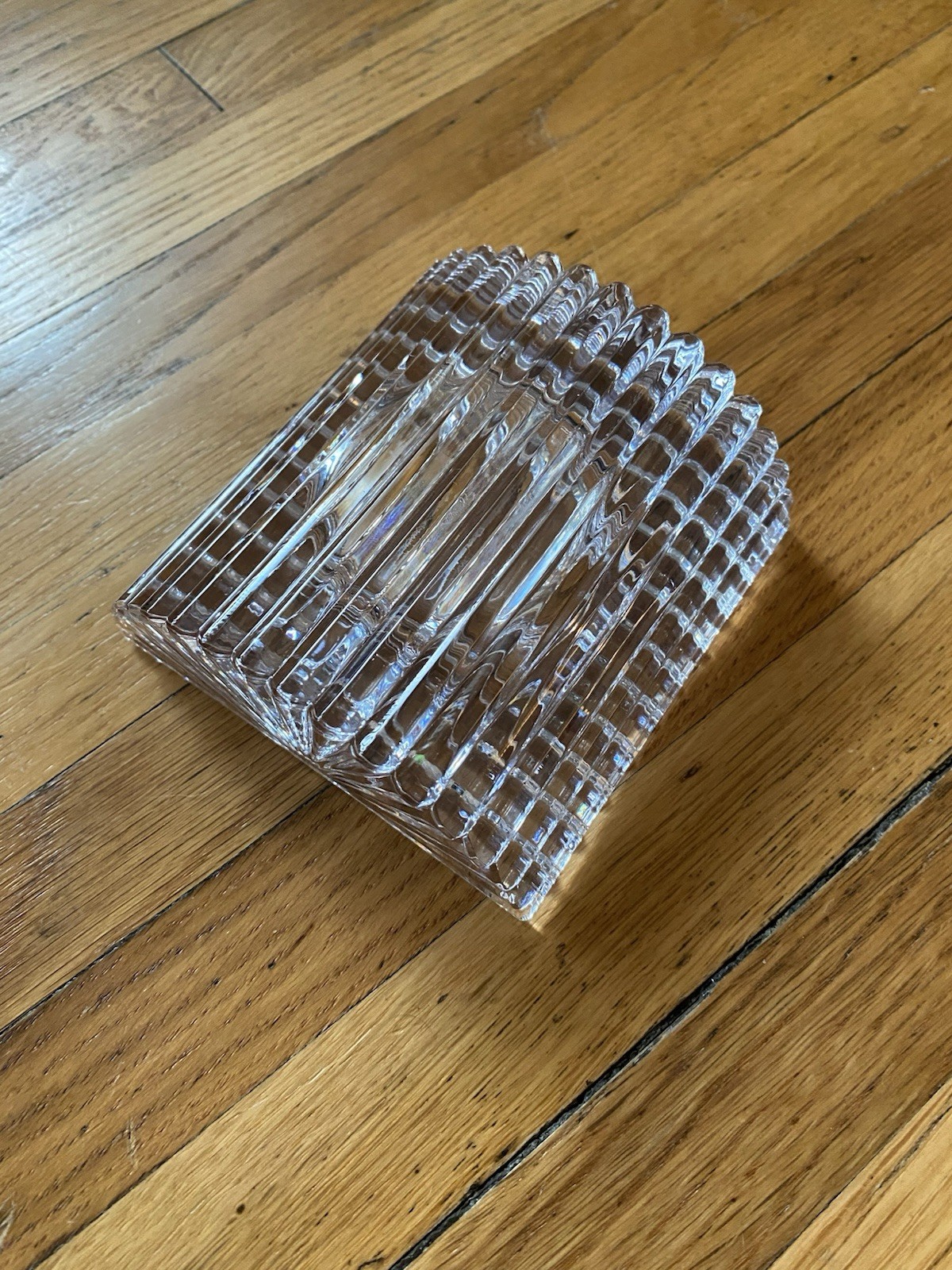 Vintage MCM Crystal Vide Poche Trinket Dish