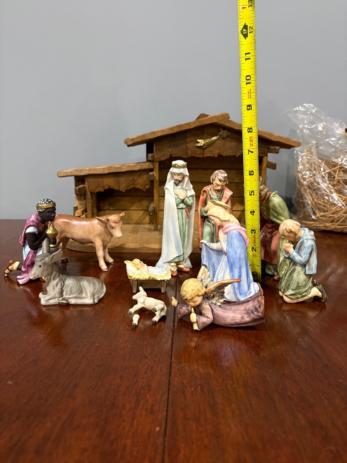 12 Piece Goebel Hummel Nativity Set (As is)