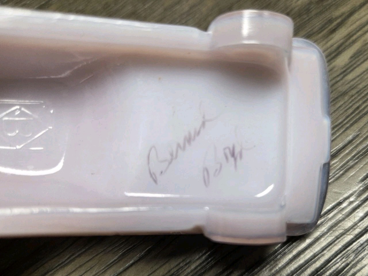 BOYD GLASS Rosey Pink Glass Car – 1963 Chevrolet Corvette SIGNED BERNARD BOYD