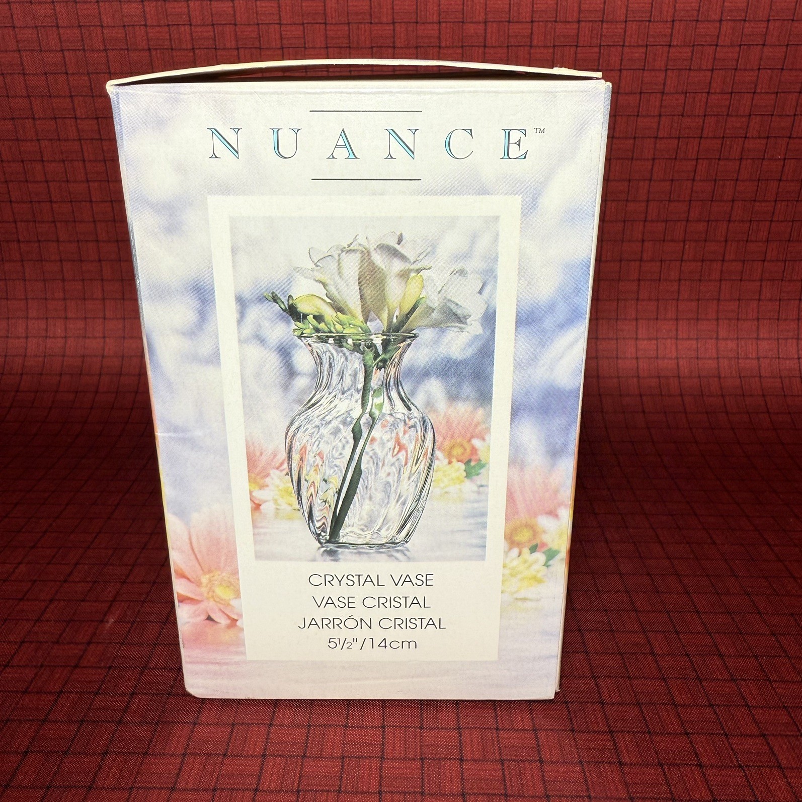 Nuance By Indiana Glass 5 1/2” Crystal Vase