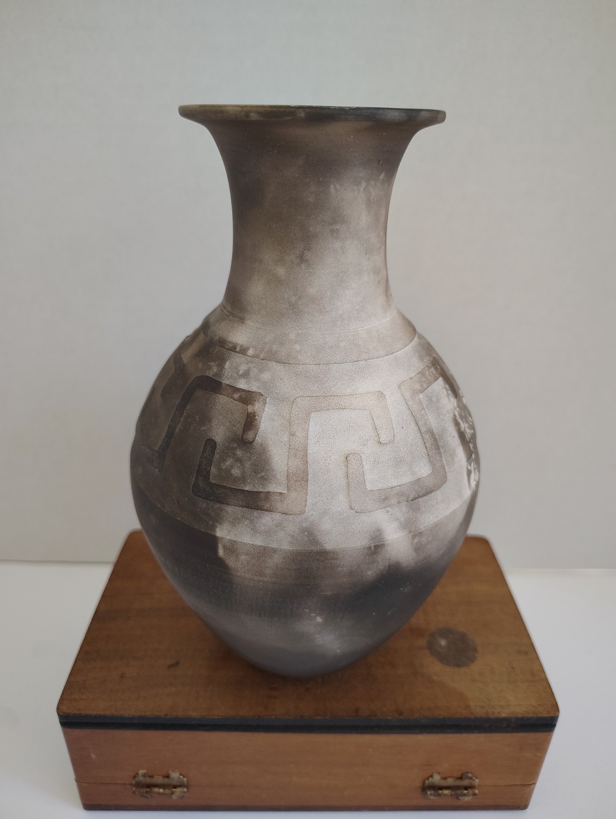 Lyse Fleury Smoke Fired Vase – 7″ Tall – Made in Canada