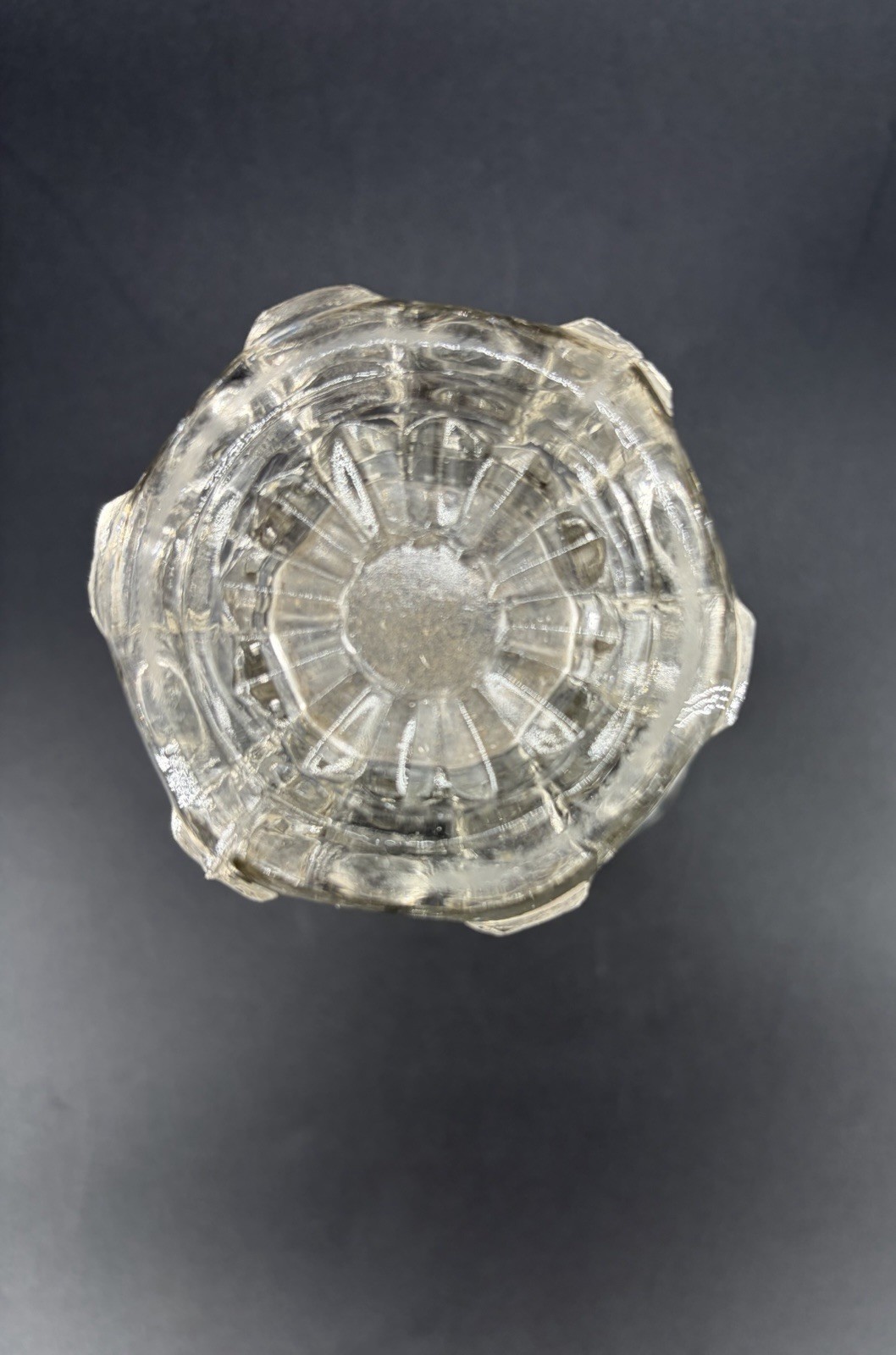 INDIANA GLASS VASE HOBNAIL PATTERN