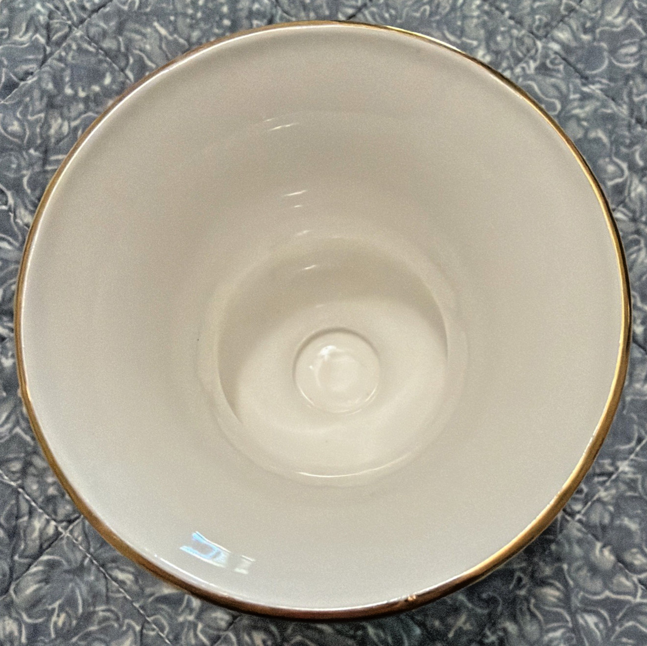 Vintage Crown Staffordshire Dresden Spray of Flowers Bone China Vase