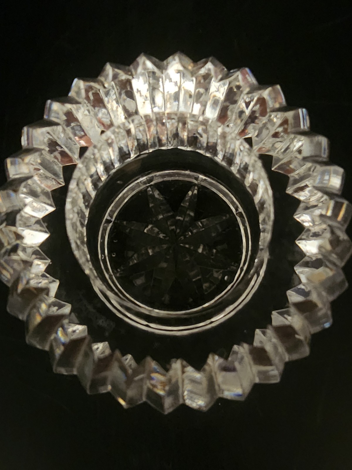 Waterford Bezel Votive Candle Holder Tealight, Irish Crystal, Vintage