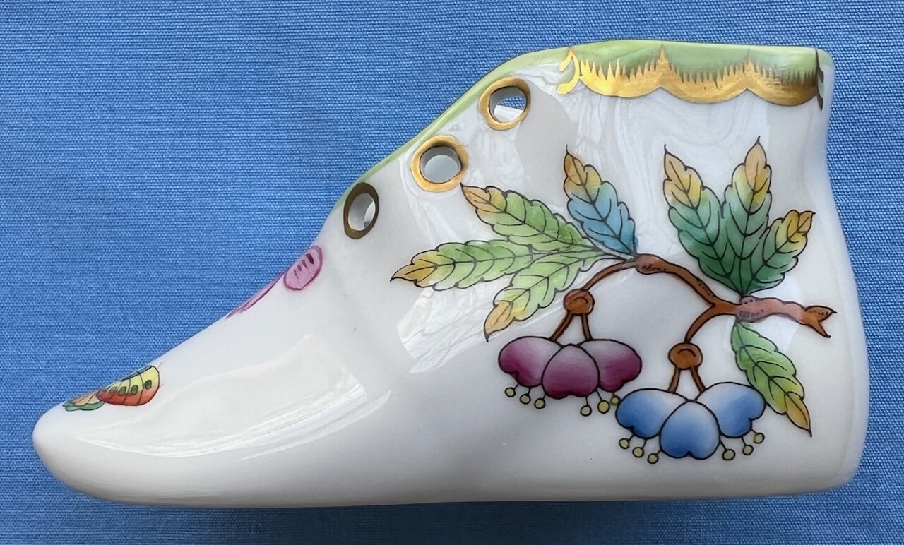Herend Queen Victoria Figural Shoe Mint!