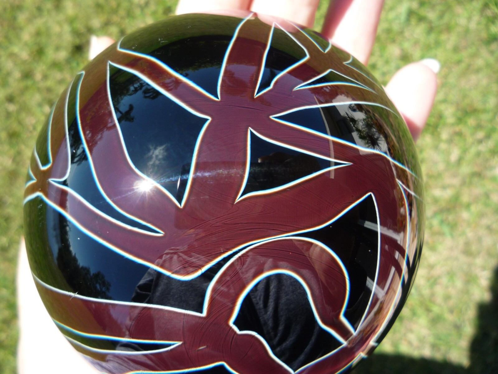 ZELLIQUE STUDIO GLASS CALIFORNIA 1995 PAPERWEIGHT J MOREL COLLAB? RARE DESIGN!