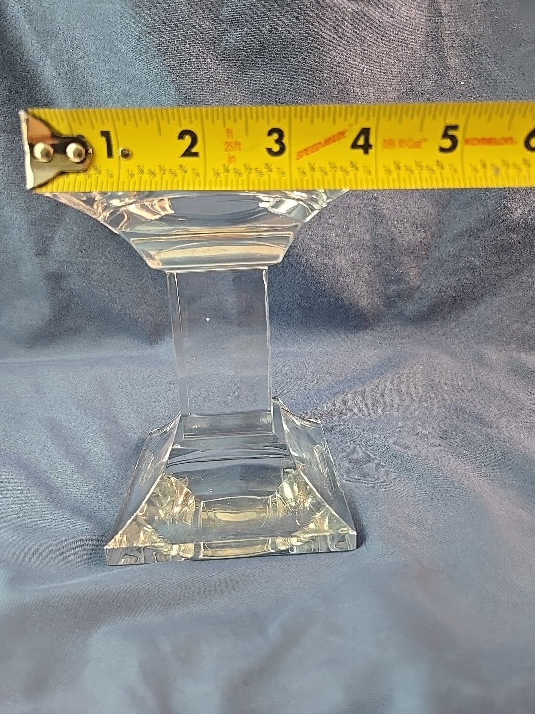 Royal Limited Crystal Czech Crystal Pedestal Candleholder
