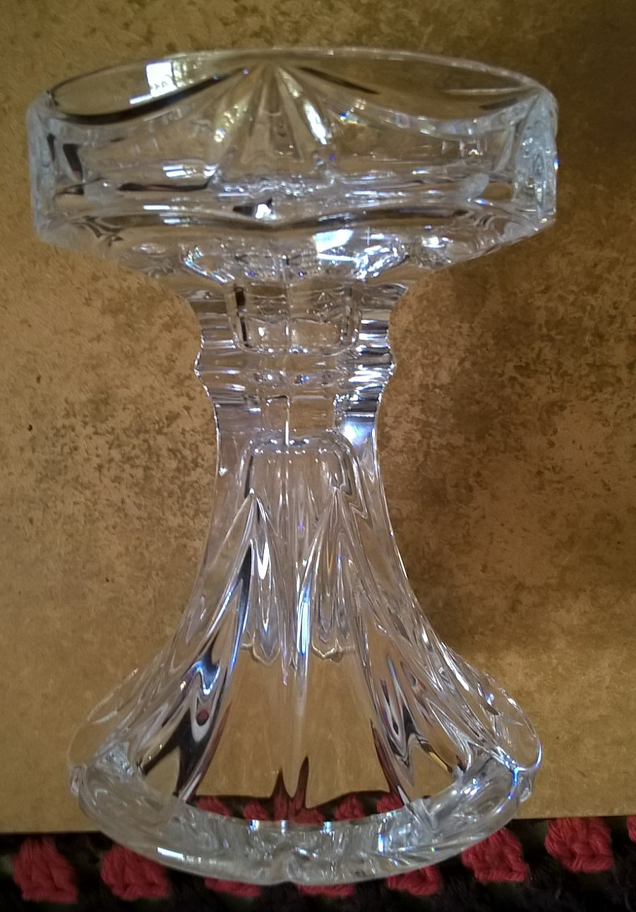 Waterford Marquis Unity Crystal Pillar Candle Holder
