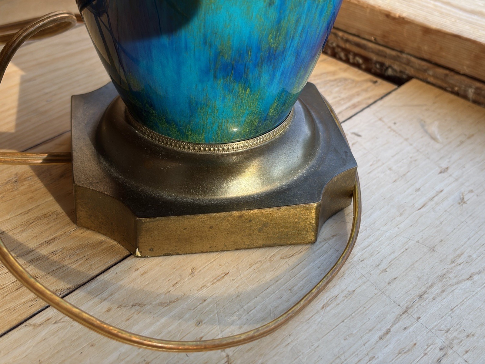 Paul Milet Sevres Green Glazed Covered Vases W/ Bronze Mounts 14.5″ H