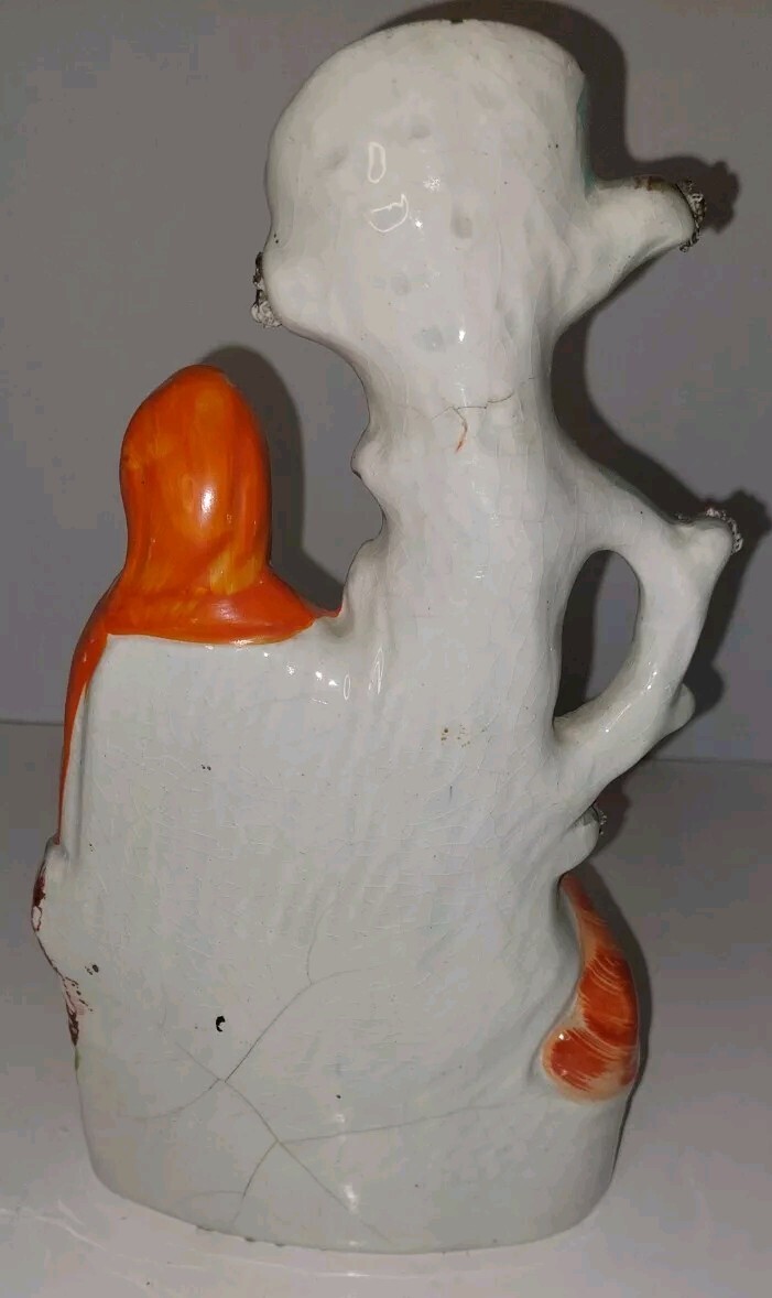 Staffordshire Little Red Riding Hood Spill Vase 19th Century – READ
