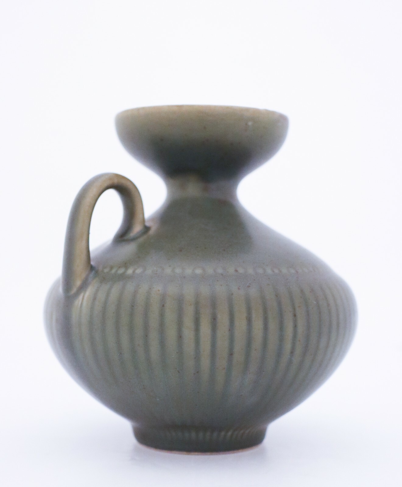 Gray Porcelain Vase “Collier” – Gunnar Nylund – Rörstrand – Mid 20th Century