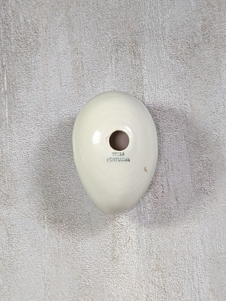 Lefton Ceramic Bunny Becia Portuca Hand Painted Egg Set Spring Easter Decor